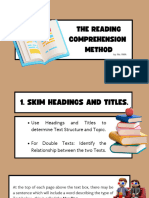 The Reading Comprehension Method