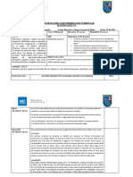 Planificación (2) 8°básico (Familiarización Fútbol)