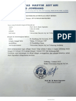 Surat Keterangan Pengalaman Kerja