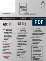 Menu de Grupos Perro Chiko 2023