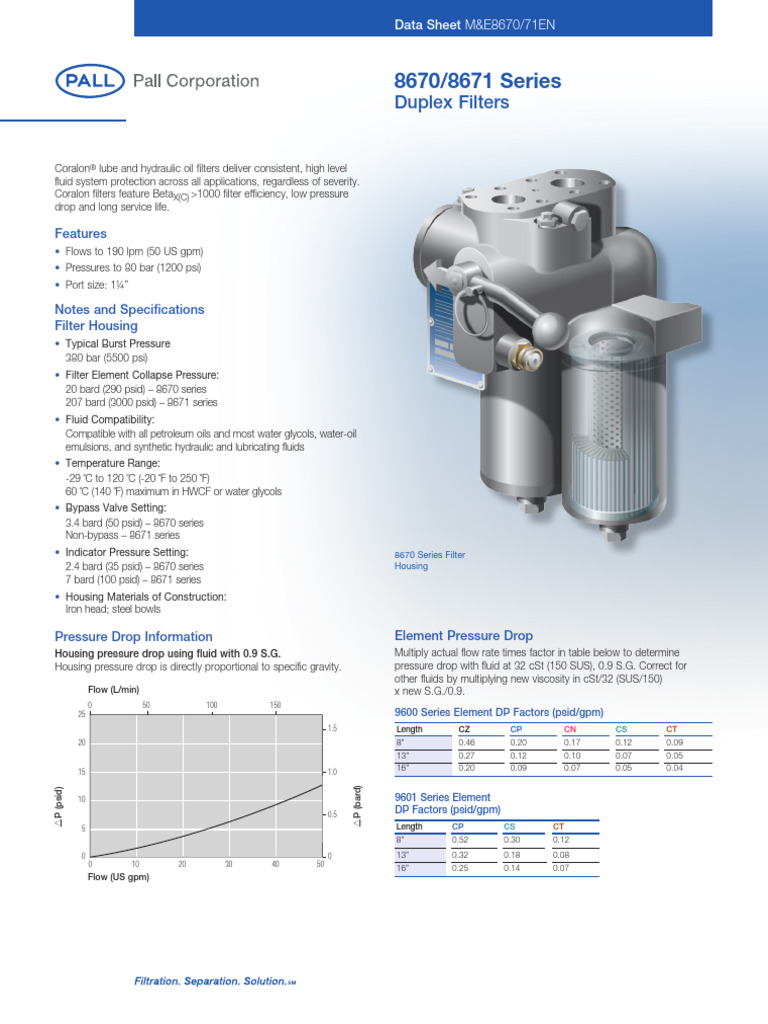 8670 8671SeriesDatasheet | PDF | Viscosity | Valve