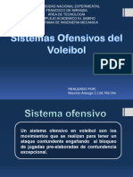 Diapositiva Sistemas Ofensivos Deporte Mauricio Arteaga