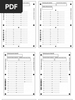 Zipgrade Answer Sheet | PDF
