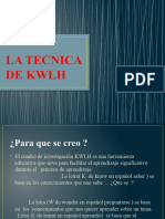 La Tecnica de KWLH