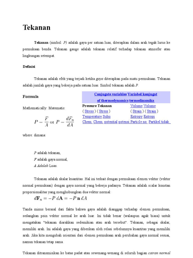 Tekanan