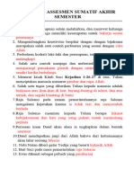 Kunci Kisi-Kisi Sumatif Agama KLS V THN 2023