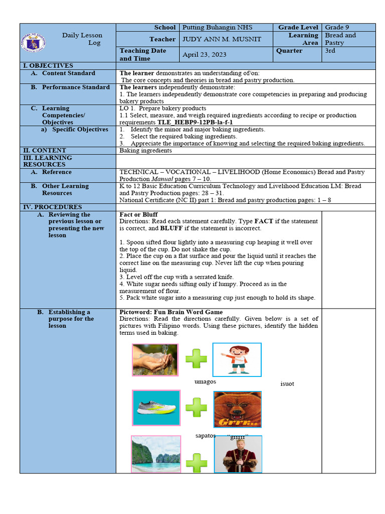 Understanding Minor Baking Ingredients | PDF | Cakes | Baking