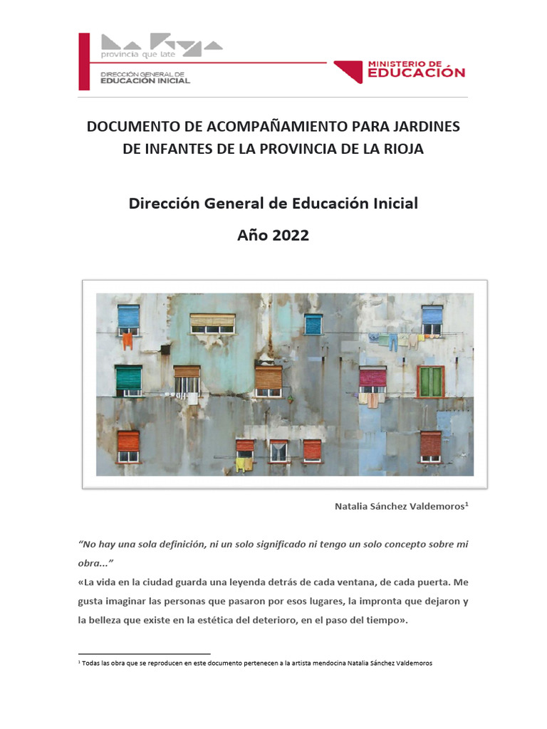 Guía para Jardines de Infantes 2022 | PDF | Enseñando | Educación de la ...