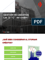 Gestión de Créditos Las 5 "C" Del Crédito