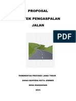 Proposal Pengaspalan Jalan