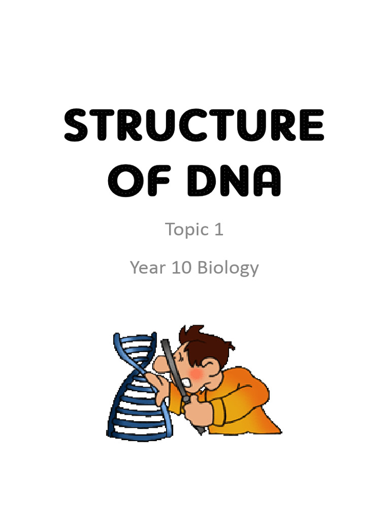 Student Notes Structure of DNA | PDF | Dna | Rna