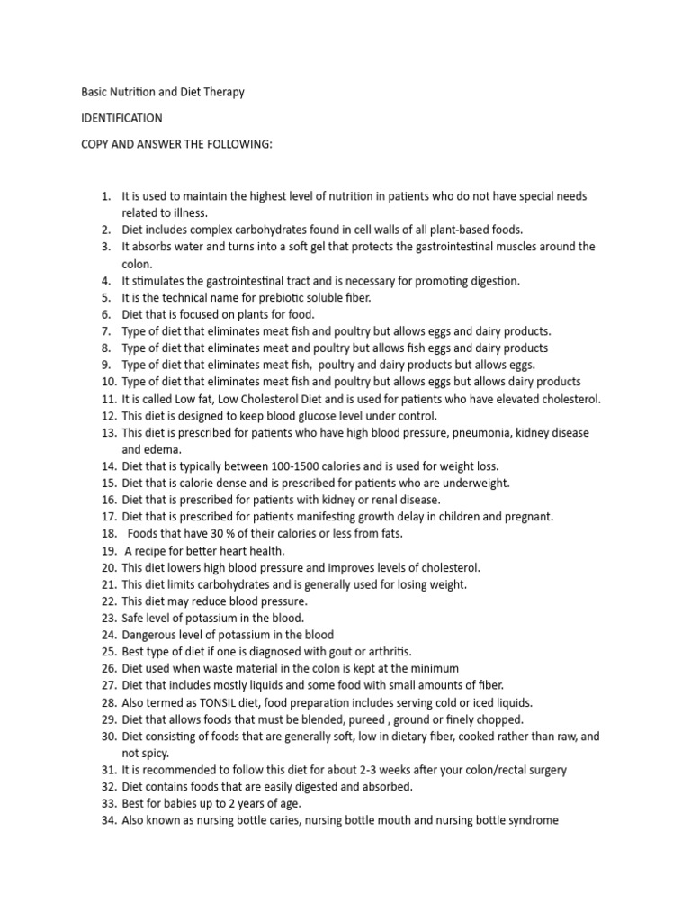Nutri Quiz | PDF | Dieting | Meat