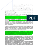 Taller Sobre Las Dimensiones Del Desarrollo Humano o Crecimiento Personal Integral.