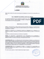 Resolución 12-2018 CONSTRUCCIÓN Y AFINES (HORA-HOMBRE) REFRENDADA 49.43 US$