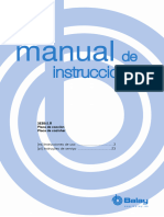 Manual de Instrucciones Lavadora