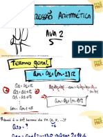 Progressões Aritméticas - Aula 2