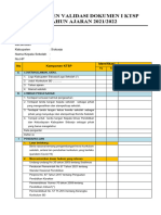 Instrumen Validasi KTSP 2021.2022