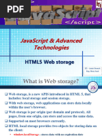 HTML5 Web Storage