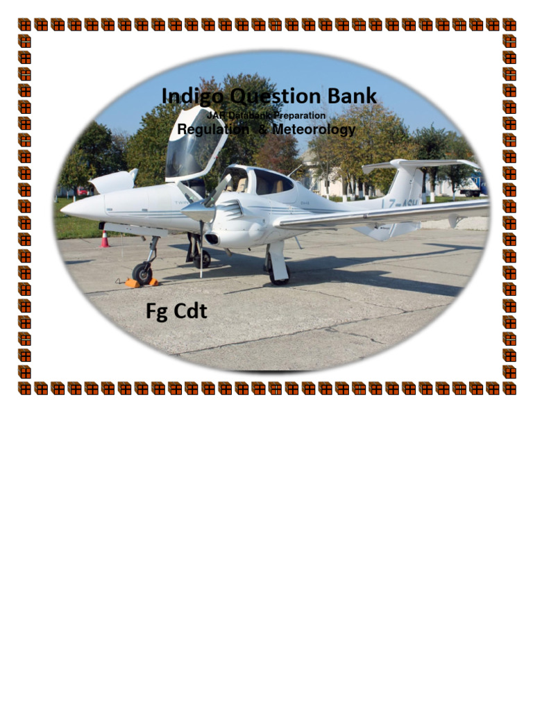 Indigo Regulation 1 PDF Aerospace Aeronautics