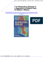 Test Bank For Respiratory Disease A Case Study Approach To Patient Care 3rd Edition Wilkins