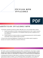 Artículos RPM Invalidez