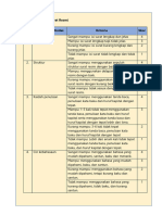 Rubrik Penilaian Surat Resmi