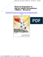 Test Bank For Essentials of Pharmacology For Health Occupations 6th Edition Woodrow