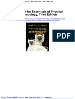 Test Bank For Essentials of Physical Anthropology Third Edition