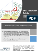 Materi Kuliah (PPT) Etika Pelayanan Publik