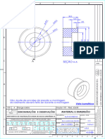 Material E Dimensão: 100 4 Flange Rolete Naylon 101 - Red. 62x30