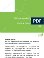 Evaluación de Proyectos de Inversión 2 SECION OPEN CLASS