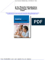 Test Bank For Roachs Introductory Clinical Pharmacology 9th Edition Ford