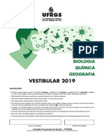 Ufrgs 2019 - Bio, Quí, Geo