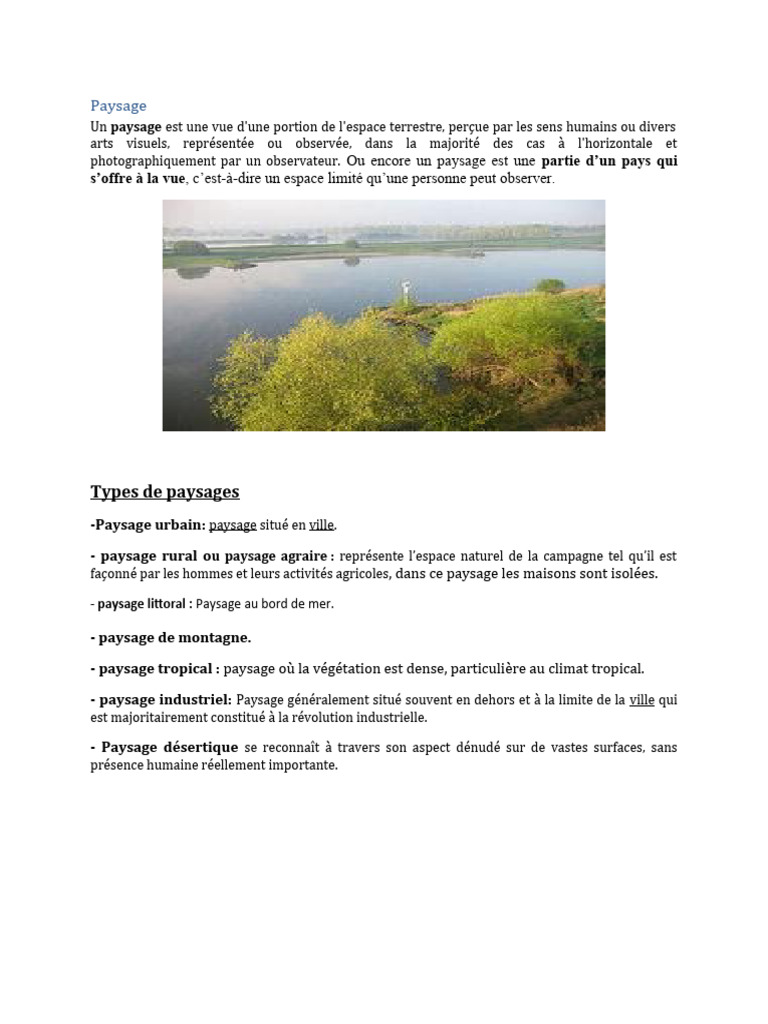 Paysages agraires et leur évolution | PDF | Paysage | Biodiversité