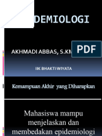 Epidemiologi Peny. Menular