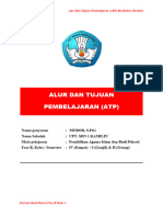 Alur Tujuan Pembelajaran (ATP)