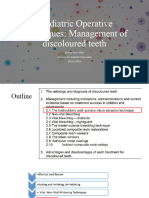 Paediatric Operative Techniques - Management of Discolored Teeth