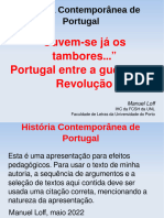 HCP - Ouvem-Se Ja Os Tambores... Portugal Entre A Guerra e A Revolucao