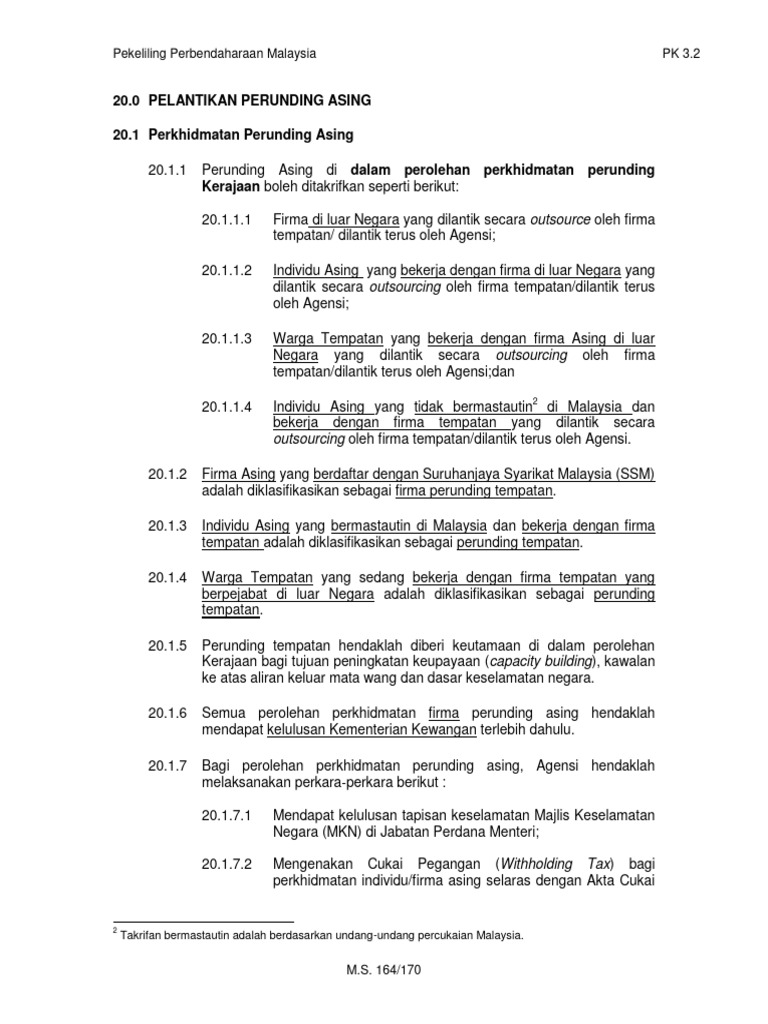Panduan Perolehan Perunding Kerajaan | PDF | Bisnis | Pengelolaan ...