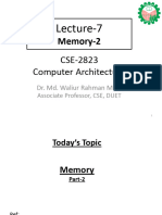 Lec-7 Memory-2 CompArch