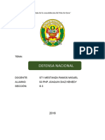 Monografia Defensa Nacional