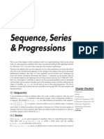 Sequence, Series & Progressions