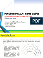 5 - Pengukuran Alat Sipat Datar