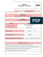 Horario Topografía Do - Unidad 09-01 - Inicio 04-07-2021