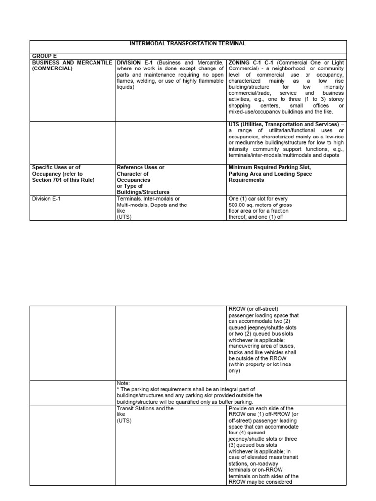 Intermodal Transport Terminal Design | PDF | Parking | Transport
