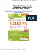 Test Bank For Saunders Comprehensive Review For The Nclex PN Examination 7th Edition Linda Anne Silvestri