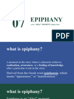 Lesson 7 - Epiphany