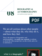 Lesson 8 - Biography & Autobiography