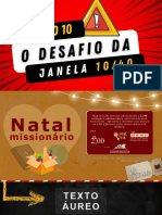 Slide Lição 10 - o Desafio Da Janela 1040 - Texto Áureo