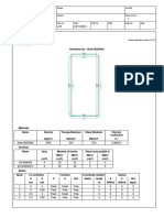 Analisys panel support arah pendek